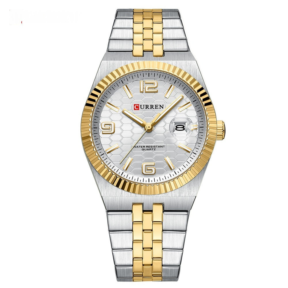 Round Dial Business Mens Watch