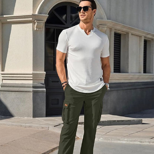 Men's Multi-Pocket Casual Work Pants
