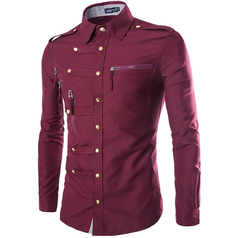 VESTE CASUAL EN COTON MÉLANGÉ