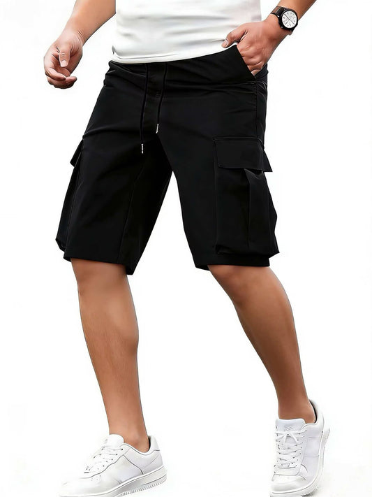 Men's Loose-Fit Casual Pants With Multiple Pockets