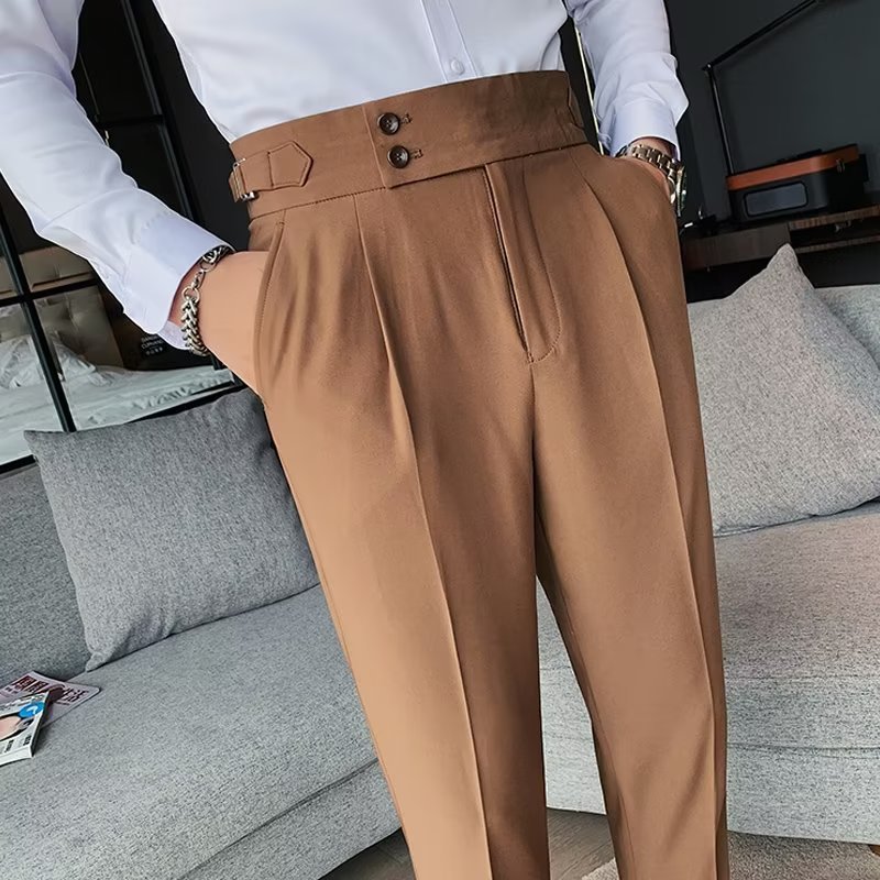 Naples Men's Trousers Korean-style Slim Fit
