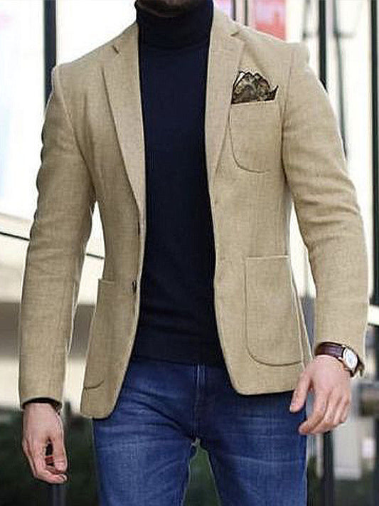 Self-cultivation Casual British-style Men's Coat Suit