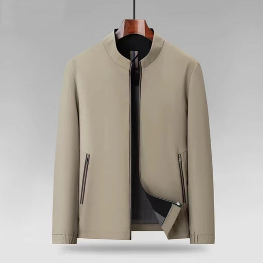 Men's Fashionable Stand-Neck Loose Casual Jacket