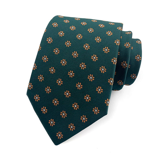 Gentlemans Small Floral Tie Mens Business