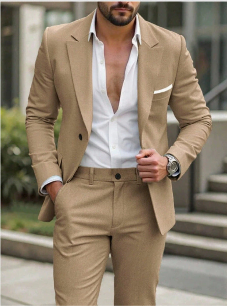Always In Stock Mens Two-piece Business Professional Suit