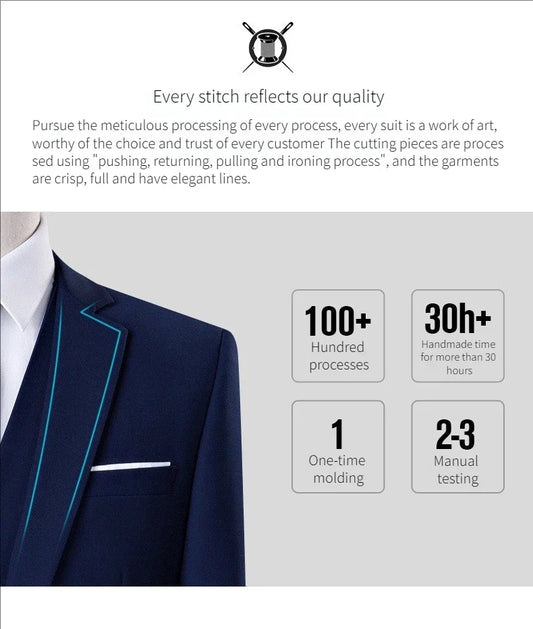 Costume Élégant pour Homme – ZHUOLIN (Modèle 0668)