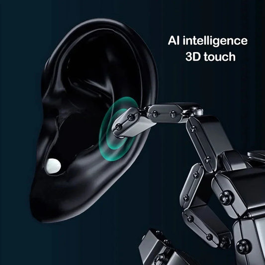 Invisible Earphones Mini Headphones V5.2 Bluetooth TWS In-Ear Earbuds Noise Reduction Wireless Sleep In-Ear Earbuds With Mic