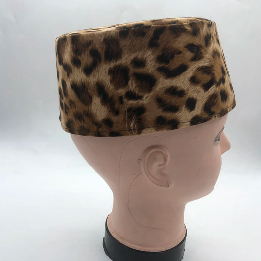 Muslim Caps For Men Colthing Leopard Print Prayer Hat Kufi Islamic Kippah Saudi Arabia Jewish Topi Indonesia 03133