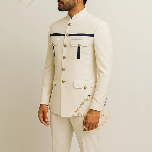 Costume de Mariage & Banquet – Élégance Classique