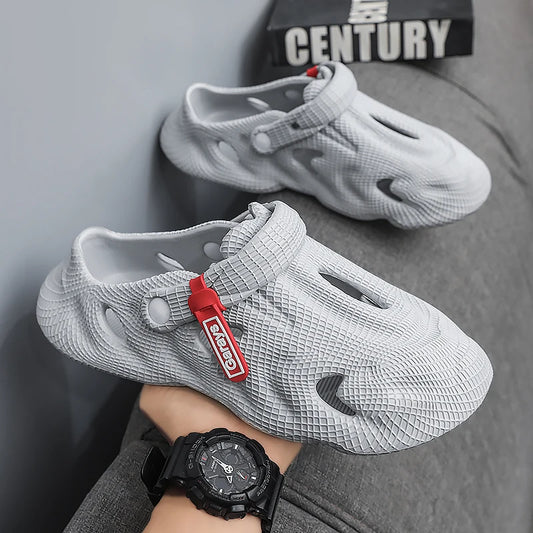 Baotou Slippers for Men and Women 2025 New Summer Outdoor Wear Non-Slip Anti-Odor Sports Beach Dual-Use Sandals and Slippers