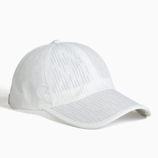Solid-color Quick-drying Multi-hole Breathable Adjustable Simple And Versatile Style Curved-brim Baseball Cap Suitable For Outdoor Sports And Travel
