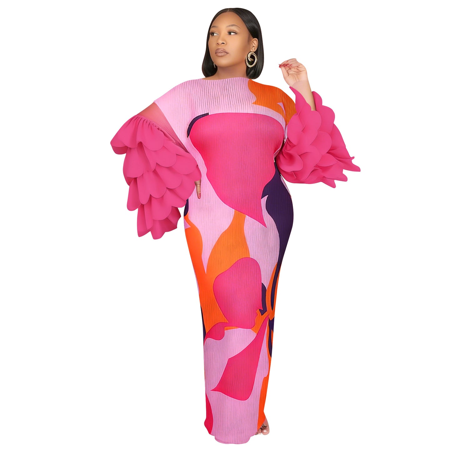 Robe "Aura Pleats" - Design Plissés Artistique