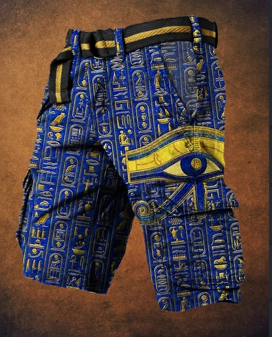 Personalized Printing Trend Shorts Zipper