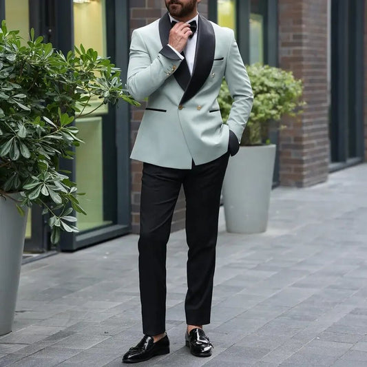 Men's 2-Piece Suit Set – Relaxed Fit & Modern Elegance