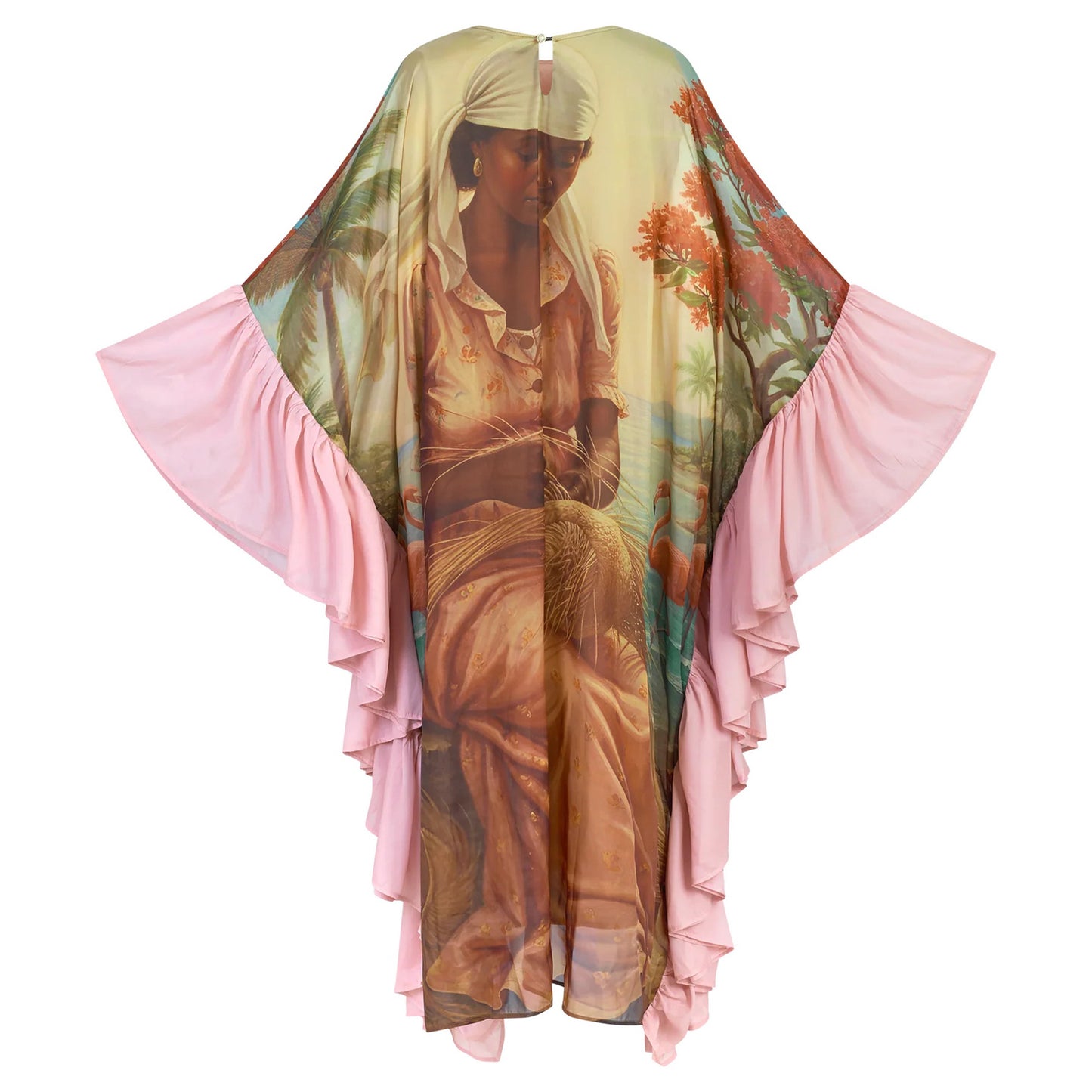 Robe "Aura Print" Épaules Dénudées &Imprimé Floral