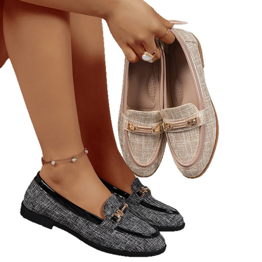 Mocassins Bas Rétro – Élégance Quotidienne & Confort