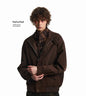 Plaid Patchwork Turn-Down Collar Baseball Jacket High-Street Vintage Barn Style Coat