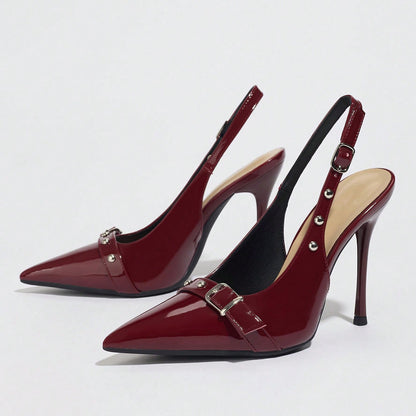 Escarpins confortables à bout pointu pour femme, polyvalents et élégants.