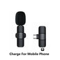 Microphone cravate sans fil : mini micro portable pour enregistrement audio et vidéo, compatible iPhone et Android. Batterie longue durée, idéal pour le direct (Live), le jeu vidéo et les créateurs de contenu.
