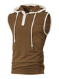 Men's Sleeveless Hooded Sports Vest