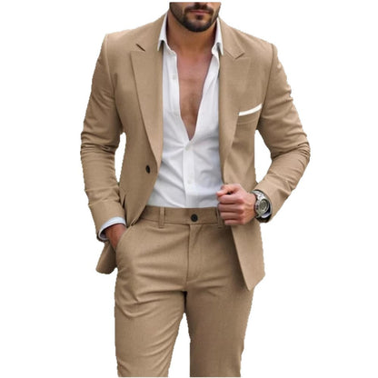 Always In Stock Mens Two-piece Business Professional Suit