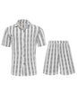 Ensemble Estival – Chemise &amp; Short Blanc