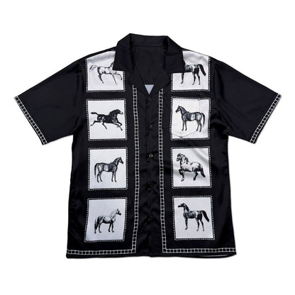 Cuban-flag Print Men's Short-sleeve Shirt