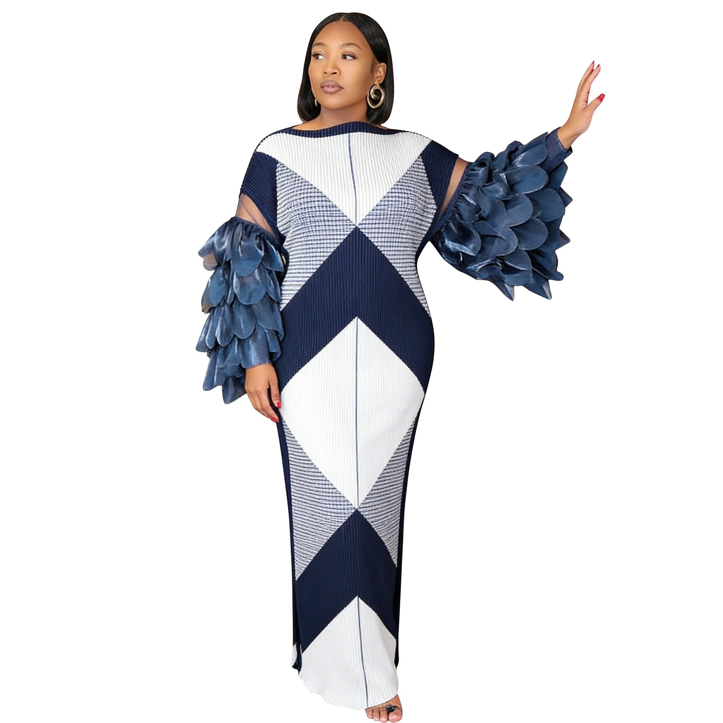 Robe "Aura Pleats" - Design Plissés Artistique