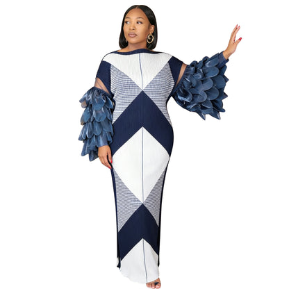 Robe "Aura Pleats" - Design Plissés Artistique