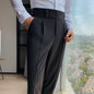 Naples Men's Trousers Korean-style Slim Fit