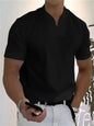 Men's Athletic T-Shirt Elastic Cotton Short-Sleeve Summer