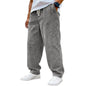 Retro Corduroy Stretch Waist Drawstring Pants