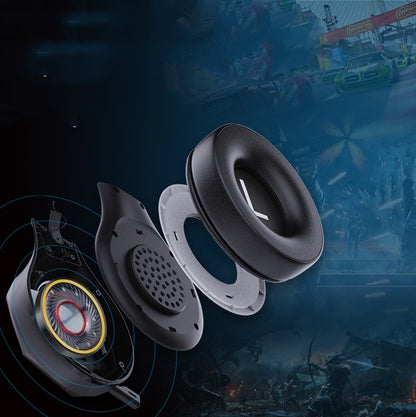 Casque de gaming sans fil Bluetooth avec mode double connexion.