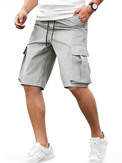 Men's Loose-Fit Casual Pants With Multiple Pockets