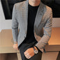 Men's Spring New Houndstooth Suit Jacket