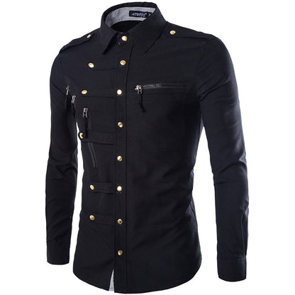 VESTE CASUAL EN COTON MÉLANGÉ