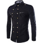 VESTE CASUAL EN COTON MÉLANGÉ
