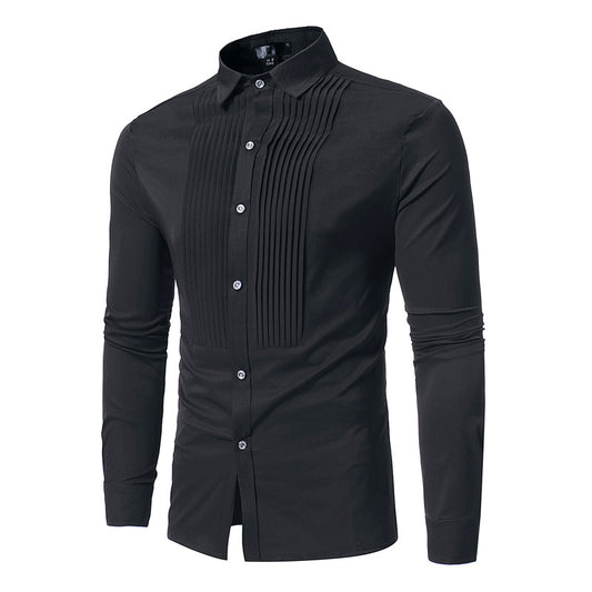 CHEMISE DÉCONTRACTÉE EN COTON MÉLANGÉ – TOUTES SAISONS