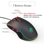 Souris de gaming lumineuse filaire.