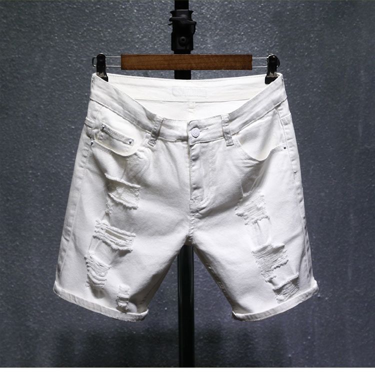 SHORT DE SPORT STYLE "HAND-PAINTED" - COUPE DROITE