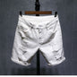 SHORT DE SPORT STYLE "HAND-PAINTED" - COUPE DROITE