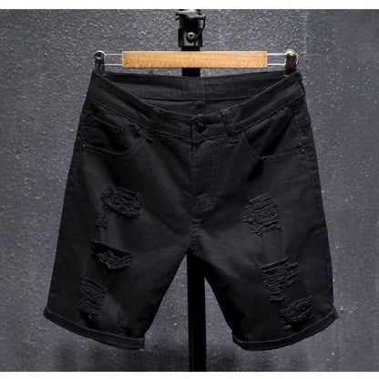 SHORT DE SPORT STYLE "HAND-PAINTED" - COUPE DROITE