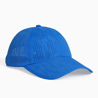 Solid-color Quick-drying Multi-hole Breathable Adjustable Simple And Versatile Style Curved-brim Baseball Cap Suitable For Outdoor Sports And Travel