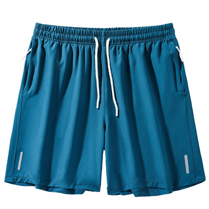Men's Solid Color Casual Shorts