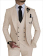 Men's Fashionable Casual Business Three-Piece Suit