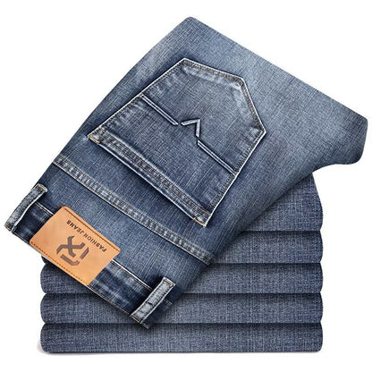 Men's Fashionable Summer Loose Straight-Leg Denim Jeans