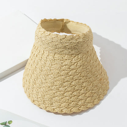 Chapeau de Paille Solaire – Élégance &amp; Protection pour vos Sorties Printemps-Été
