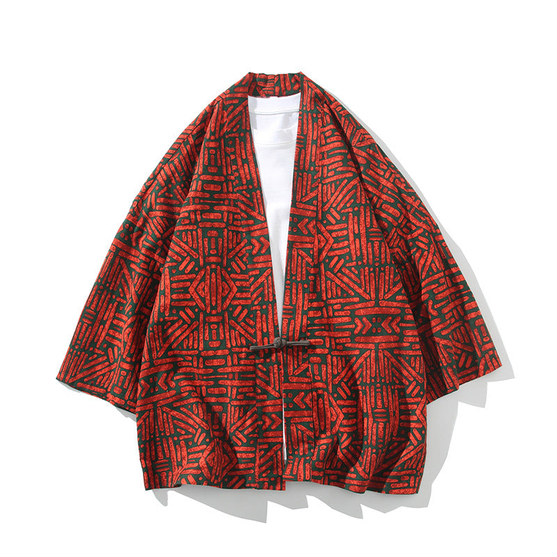 Chemise d'Été en Coton – Style Traditionnel Chinois Contemporain