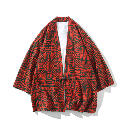 Chemise d'Été en Coton – Style Traditionnel Chinois Contemporain