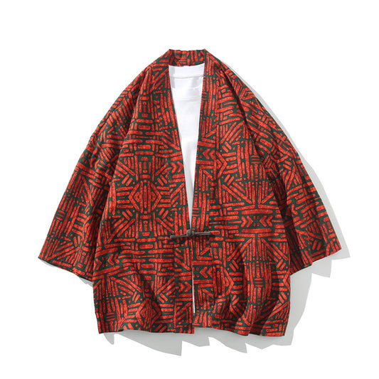 Chemise d'Été en Coton – Style Traditionnel Chinois Contemporain